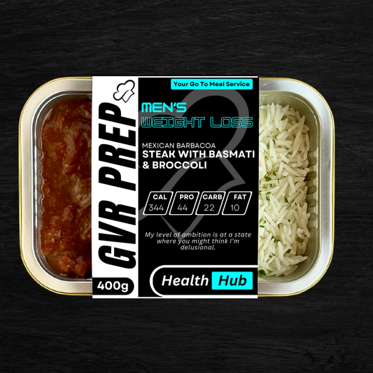 MEXICAN BARBACOA STEAK WITH BASMATI & BROCCOLI (400G)