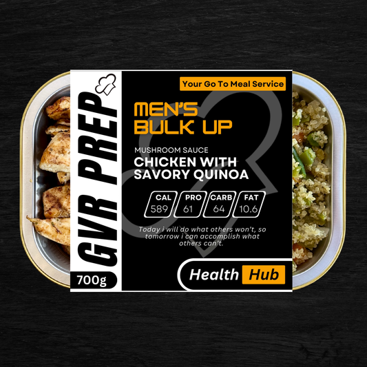 CHICKEN WITH SAVORY QUINOA WITH MUSHROOM SAUCE (700G)