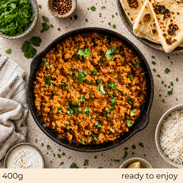 Mince curry & rice