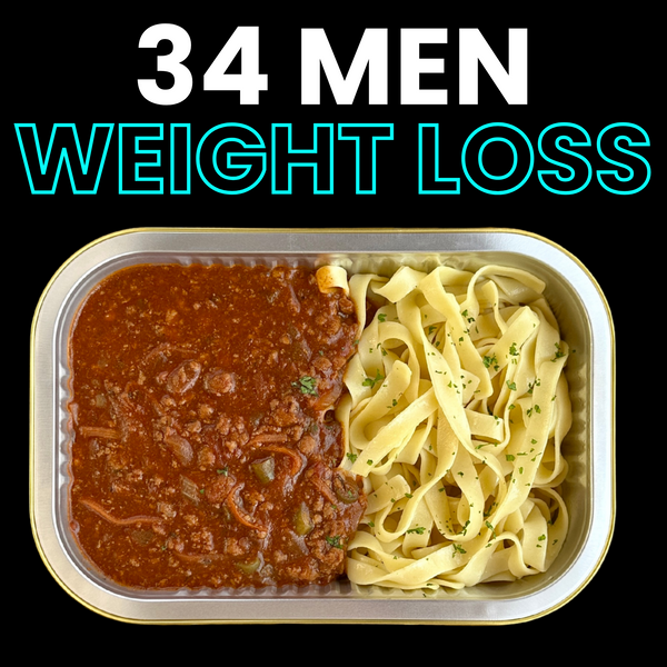 34-Pack Men’s Weight Loss Meals