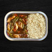 HONEY & SOY CHICKEN STIR-FRY WITH COUSCOUS (300G)