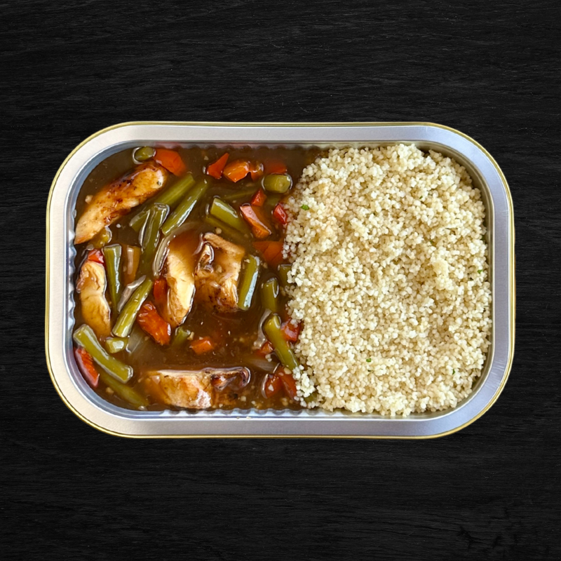 HONEY & SOY CHICKEN STIR-FRY WITH COUSCOUS (300G)