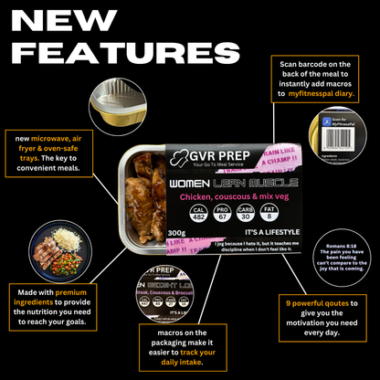meal prep online, Women's lean Muscle, meal prep, gym, fitness meals, frozen meals, GVR prep, healthy ready meals delivered, best meal prep, meal prep near me, healthy prepared meals, fitness meals delivered, meal prep company, fit meals, healthy meals delivered, meal prep services, healthy pre made meals, prepared meals for weight loss, best meal prep companies, already prepared meals, chicken, Couscous & Mix Veggies 