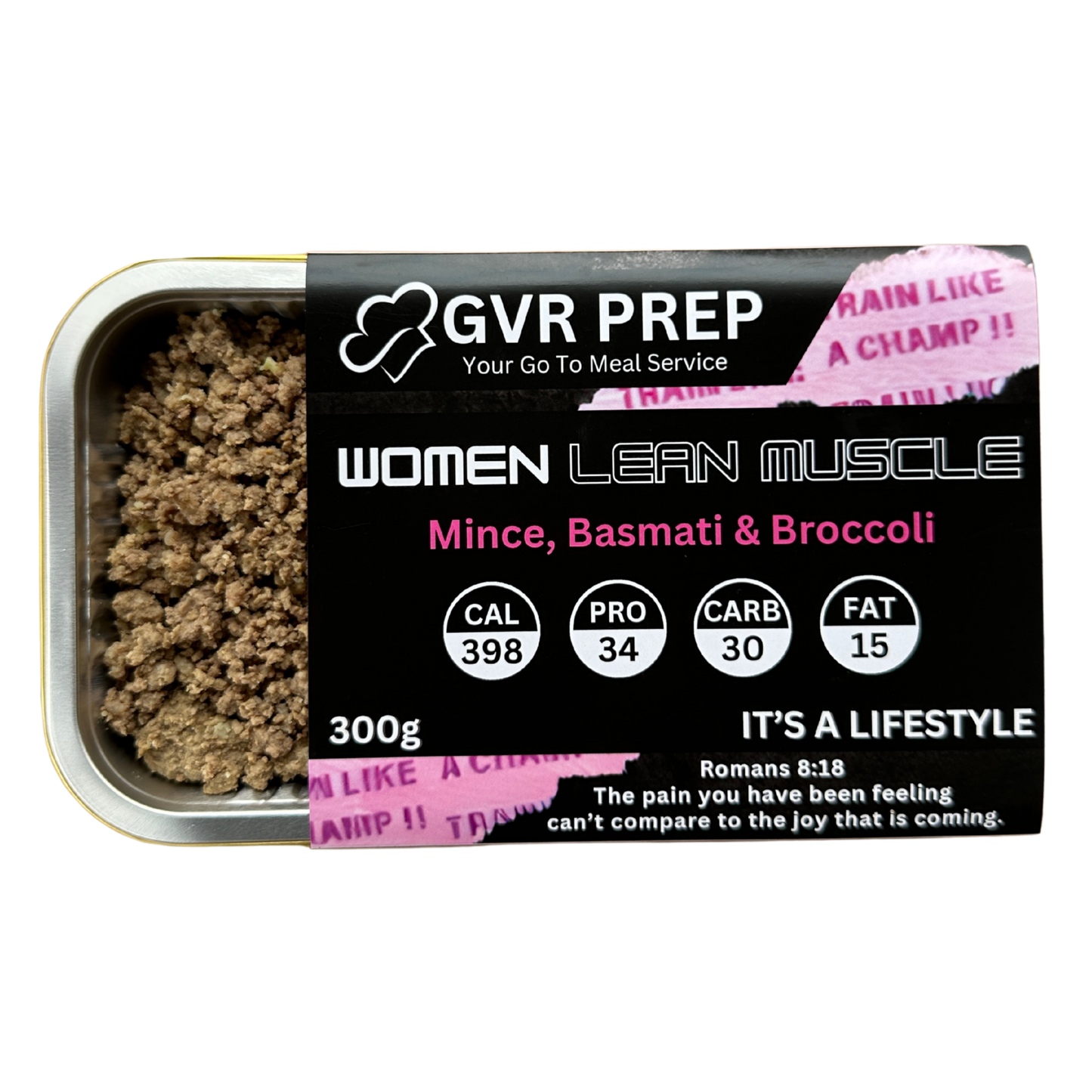 Mince, Basmati & Broccoli (300g) W