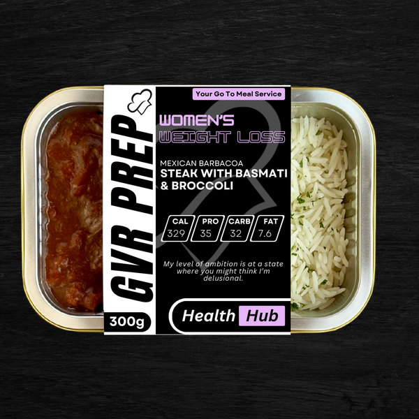 MEXICAN BARBACOA STEAK WITH BASMATI & BROCCOLI (300G)