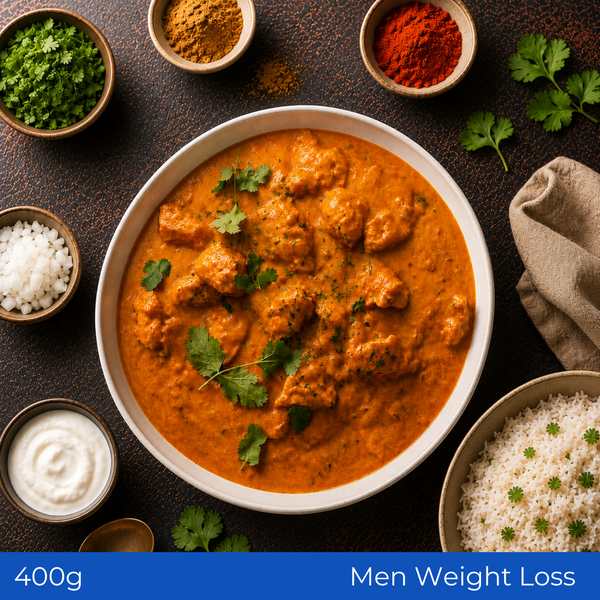 butter chicken and rice
