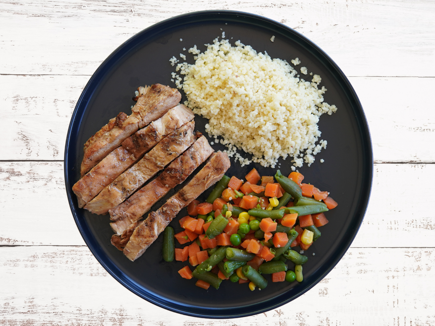 Chicken, couscous & mix veggies