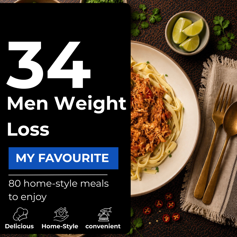 34 men weight loss