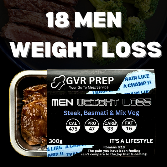 18 Pack Men's weight loss meals