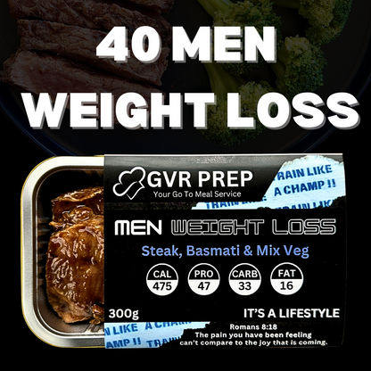 40 Pack Men's Weight Loss Meals