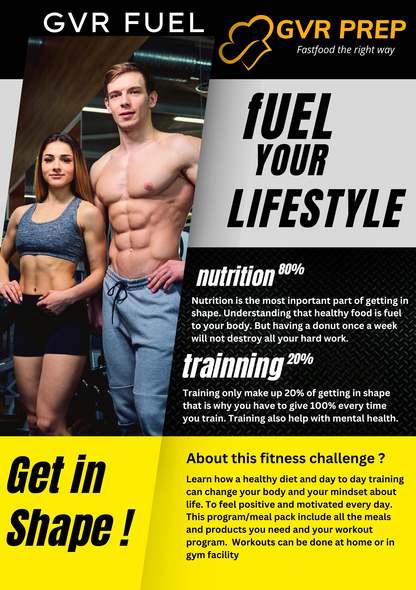 21day Get in shape + training program + diet