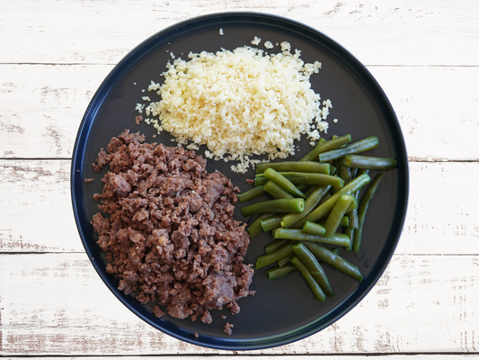 Mince, Couscous & Green Beans (300g) M