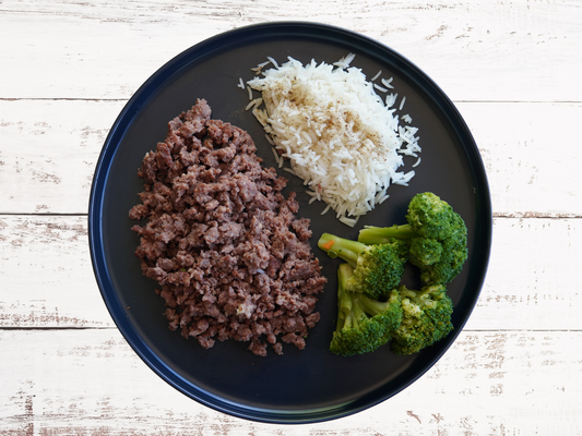 Mince, Basmati & Broccoli (300g) M